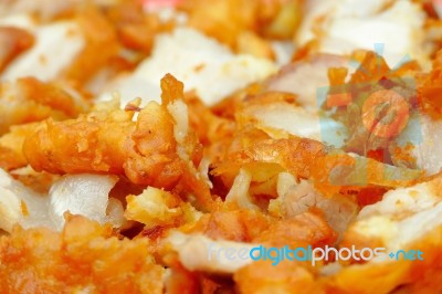 Fried Pork Stock Photo