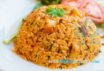 Fried Rice Stock Photo