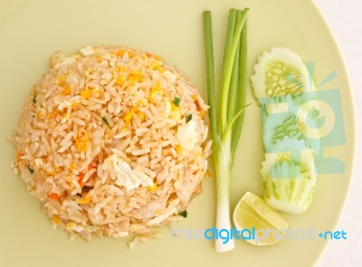 Fried Rice Stock Photo