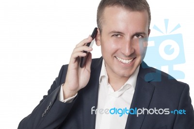 Friendly Businessman Stock Photo