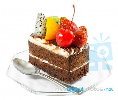 Fruitcake Stock Photo