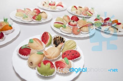 Fruity Traditional Sweets Stock Photo