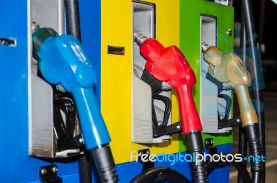 Fuel Dispenser Stock Photo