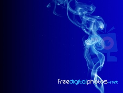 Fume Blue Stock Image