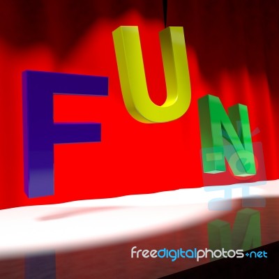 Fun Word Stock Image