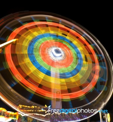 Funfair Roller Coaster Stock Photo