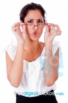 Funny Woman Stock Photo