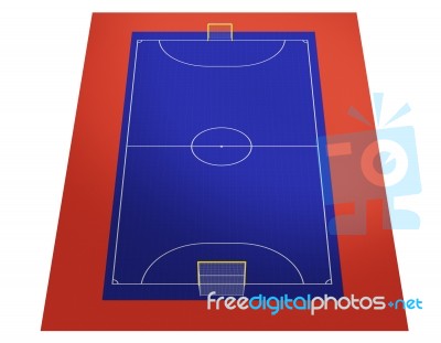 Futsal Stadium Stock Image