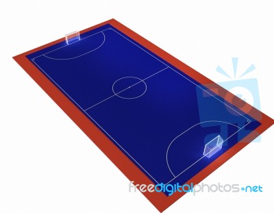 Futsal Stadium Stock Image