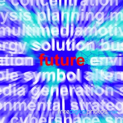 Future Word Stock Image