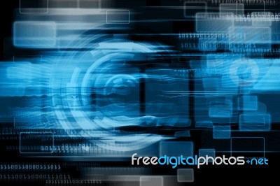 Futuristic Abstract  Background Stock Image