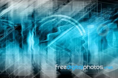 Futuristic Abstract  Background Stock Image