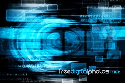 Futuristic Abstract  Background Stock Image