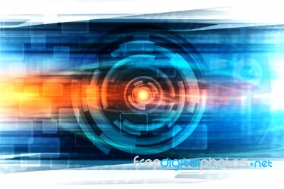 Futuristic Abstract  Background Stock Image