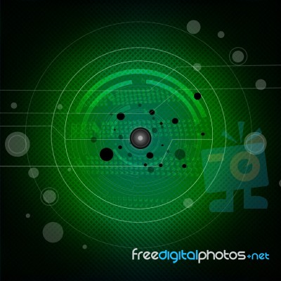 Futuristic Abstract Background Stock Image