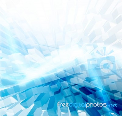 Futuristic Abstract  Background Stock Image