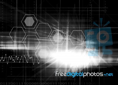 Futuristic Abstract  Background Stock Image