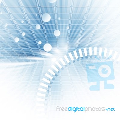 Futuristic Abstract Background Stock Image