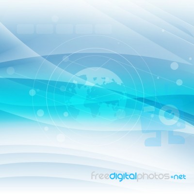 Futuristic Abstract Curve Background Stock Image