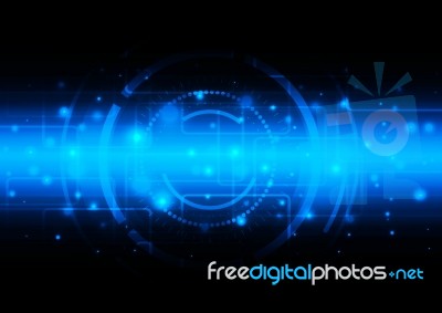 Futuristic Background Stock Image