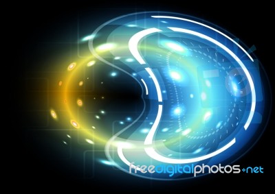 Futuristic Background Stock Image