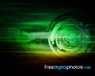 Futuristic Background Stock Image