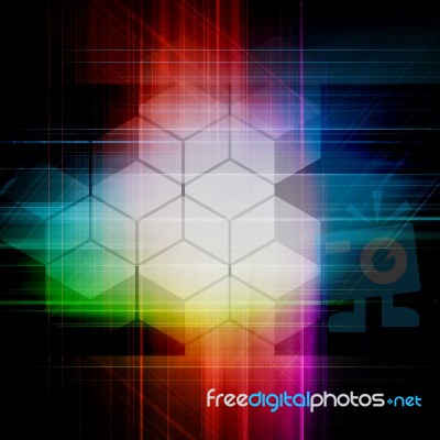 Futuristic Background Stock Image