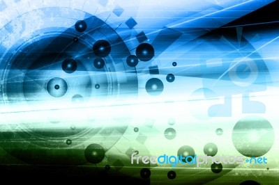 Futuristic Background Stock Image