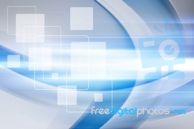 Futuristic Background Stock Image