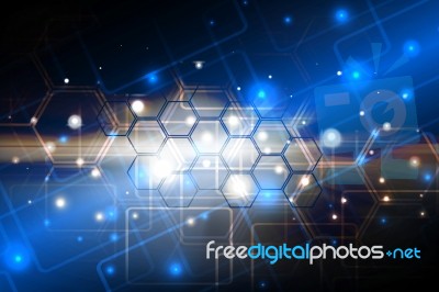 Futuristic Background Stock Image