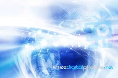 Futuristic Background Stock Image