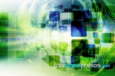 Futuristic Background Stock Image