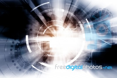 Futuristic Background Stock Image