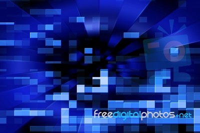 Futuristic Background Stock Image