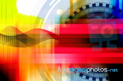 Futuristic Background Stock Image