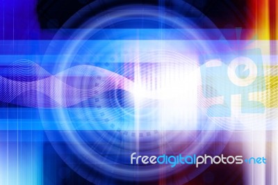 Futuristic Background Stock Image