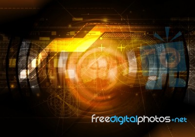 Futuristic Background Stock Image