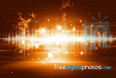 Futuristic Background Stock Image