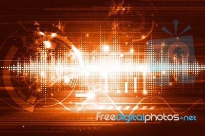 Futuristic Background Stock Image