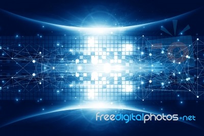 Futuristic Background Stock Image