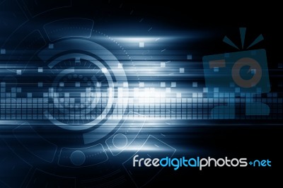 Futuristic Background Stock Image