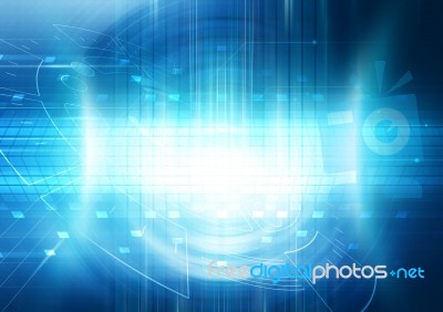 Futuristic Background Stock Image