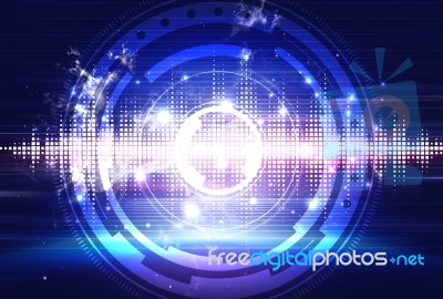 Futuristic Background Stock Image