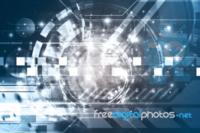 Futuristic Background Stock Image