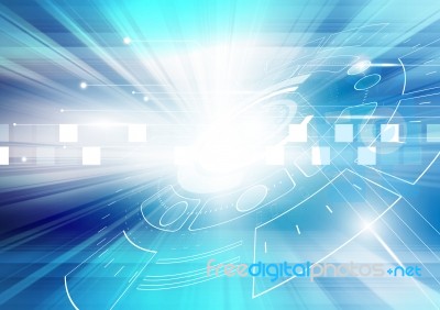 Futuristic Background Stock Image