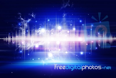 Futuristic Background Stock Image