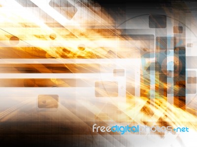 Futuristic Background Design Stock Image