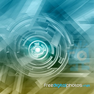 Futuristic Background Design Stock Image