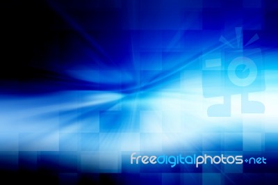 Futuristic Blue Background Stock Image