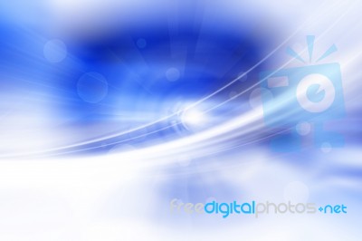 Futuristic Blue Background Stock Image